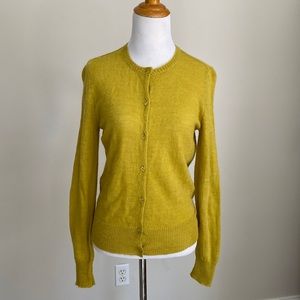 J. Crew Cardigan Sweater | Chartreuse